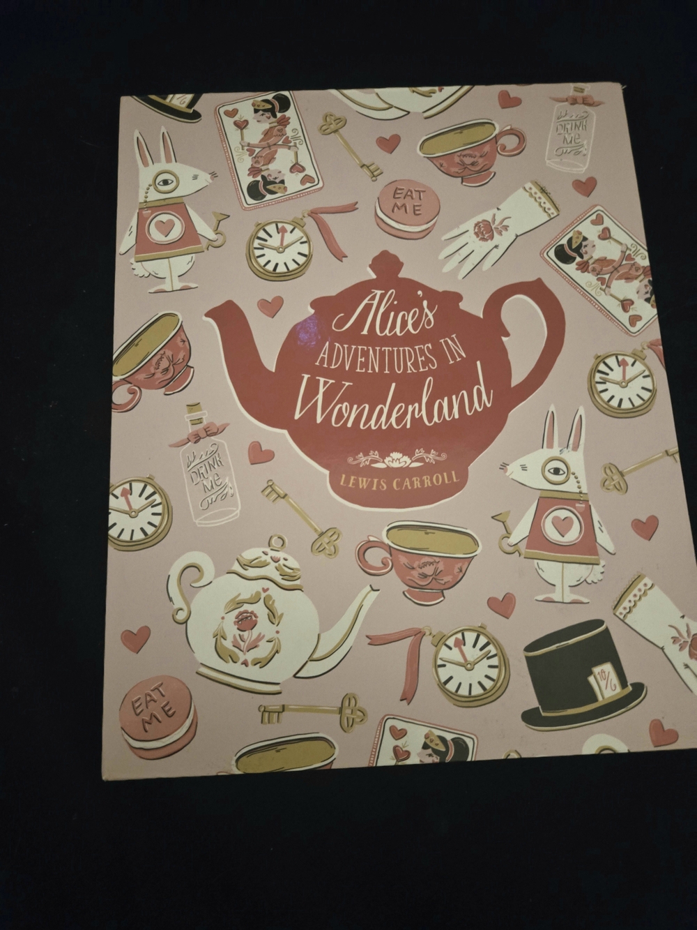 Alice's Adventures in Wonderland Hardback Book And Cover